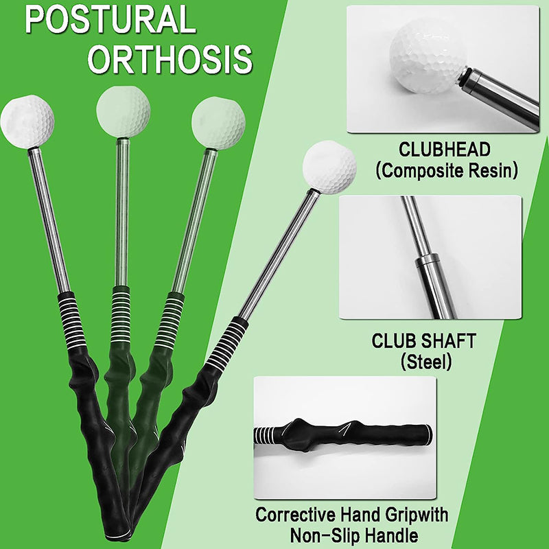 Golf Swing Trainer with Click Feedback — Grip & Rhythm Training Aid