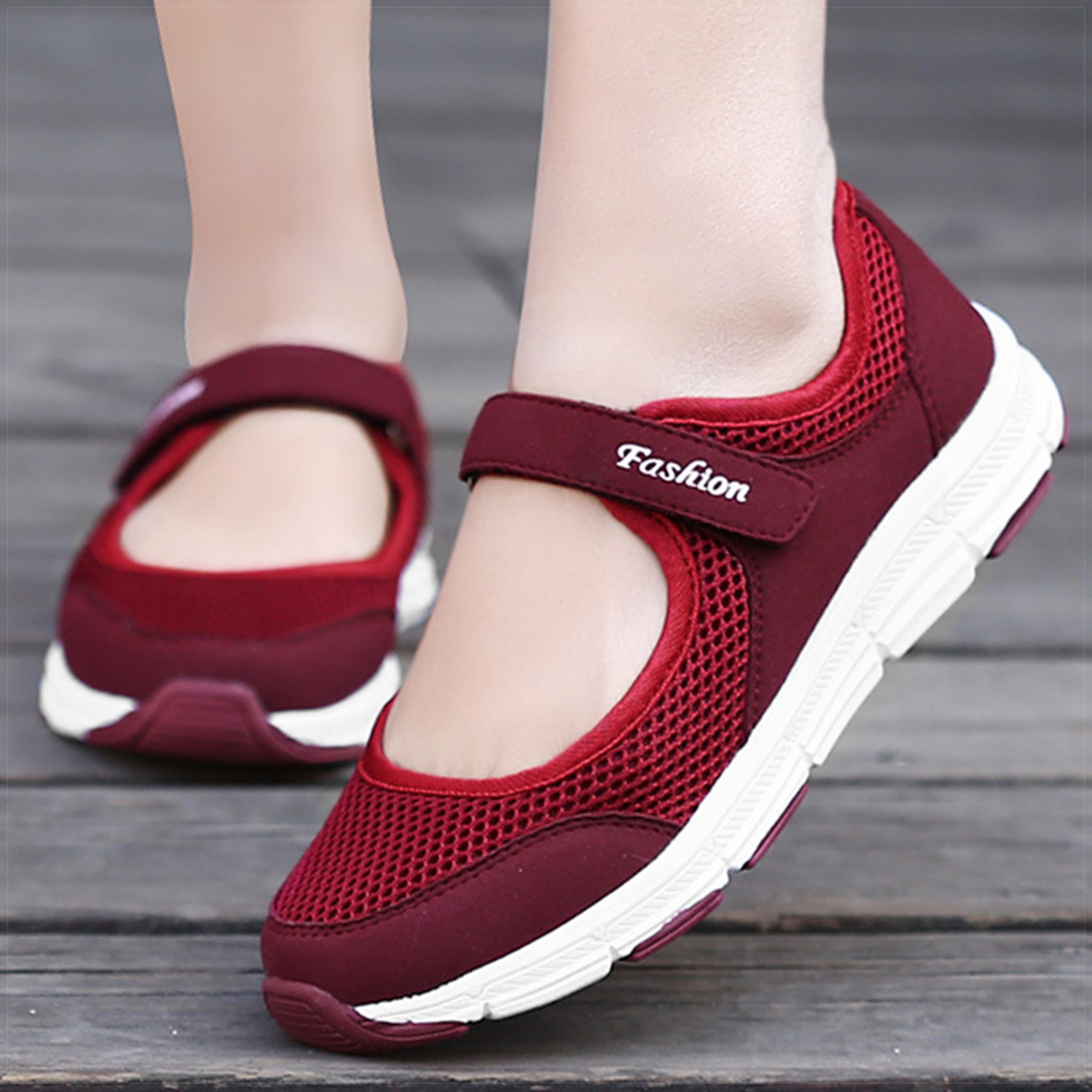 Women's Lightweight Casual Sneakers — Cushioned Walking Shoes for Daily Comfort