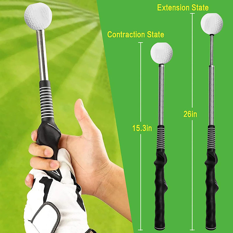 Golf Swing Trainer with Click Feedback — Grip & Rhythm Training Aid