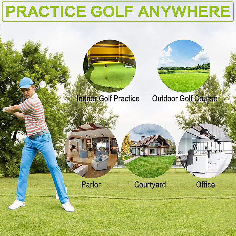 Golf Swing Trainer with Click Feedback — Grip & Rhythm Training Aid