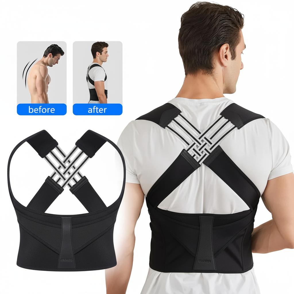 Posture Corrector Back Brace — Upper Back Support