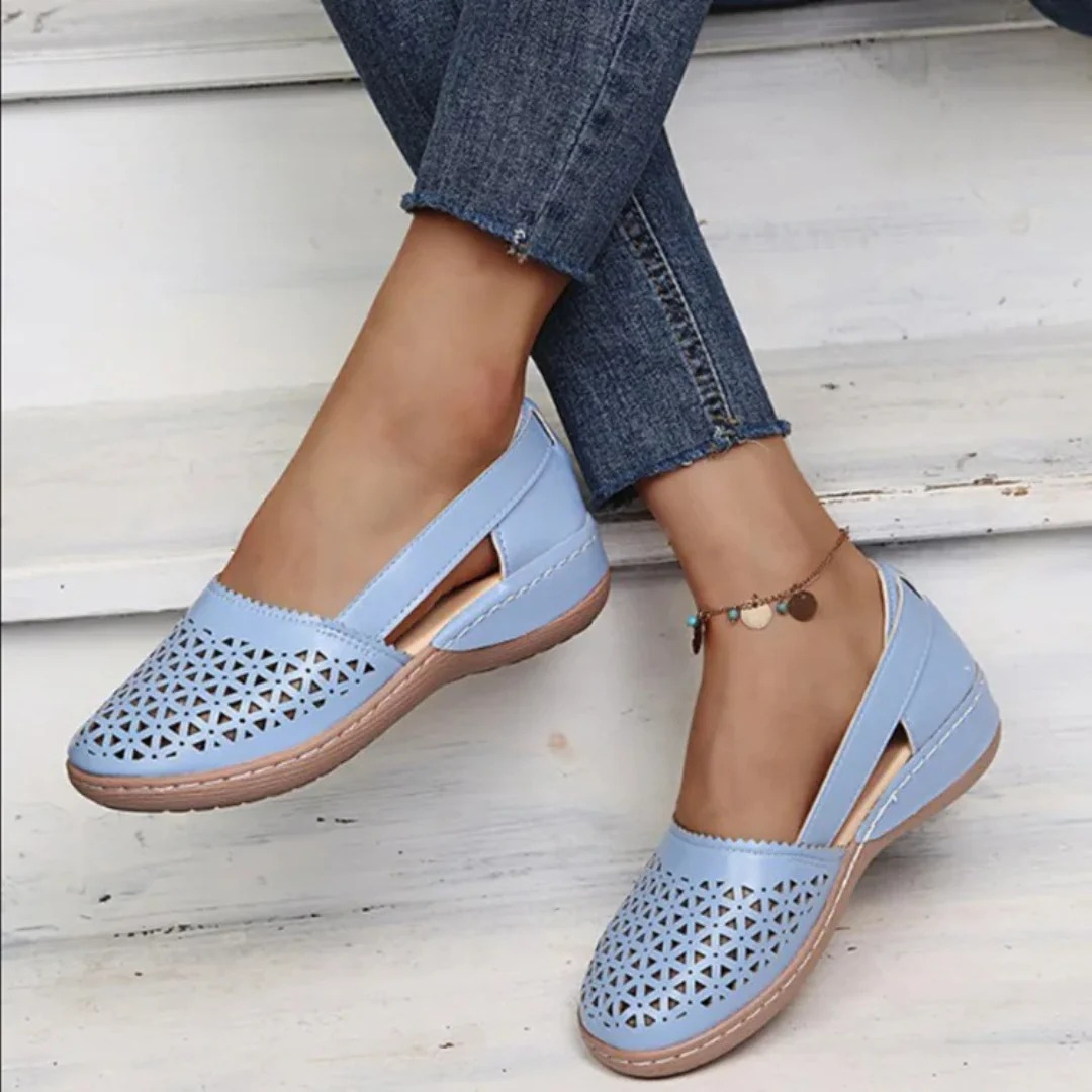 Women's Orthopedic Walking Shoes — Breathable Cushioned Support for All-Day Comfort